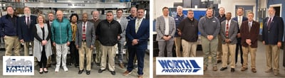 Greene County Commissioners Tour Tide Tamer and Worth Products