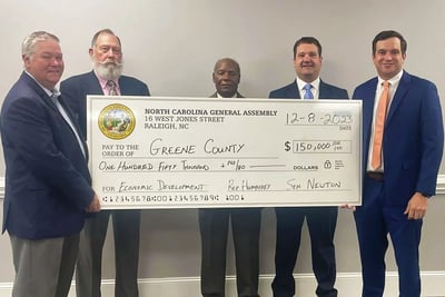 Greene County Receives Site Development Grant Through Golden Leaf Foundation