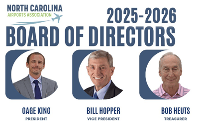 NCGTP’s Gage King Serves as President of the NC Airports Association Board of Directors