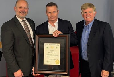 Preston Hunter Received Prestigious Order Of The Longleaf Pine Award