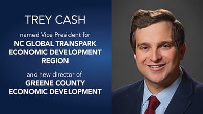 Trey Cash – NCGTPEDR Vice President and Greene County Economic Development Director Position Filled